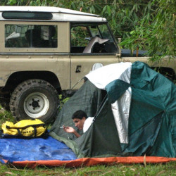 when he is not modelling